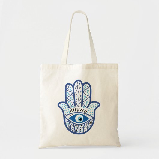 Evil Eye canvas tas, voordelige stijlvolle tas Gif (Voorkant)