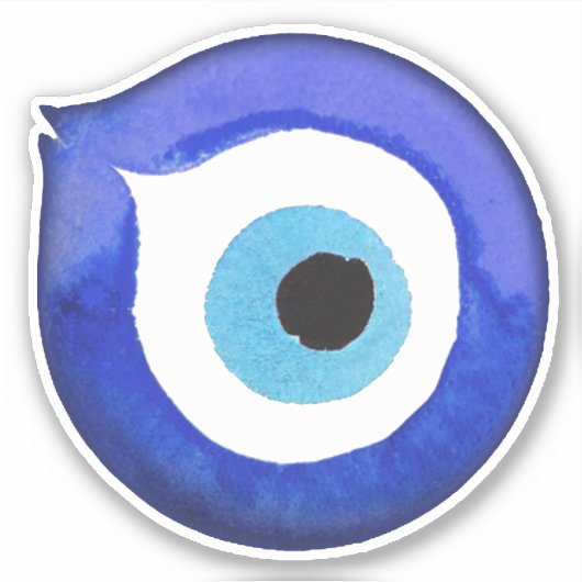 Evil Eye Car Sticker - Ward off Evil Eye (Voorkant)