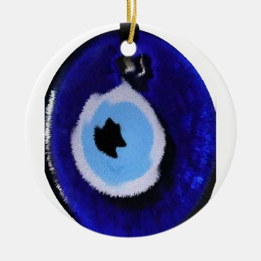 EVIL EYE CHARM BY LIZ LOZ KERAMISCH ORNAMENT (Voorkant)