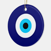 Evil Eye Charm Keramisch Ornament (Links)