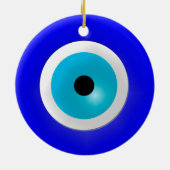 Evil Eye Charm Keramisch Ornament (Achterkant)