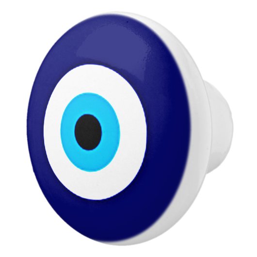 Evil Eye Charm Keramische Knop (Rechts)