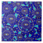 Evil Eye Charm Ornament Pattern Tegeltje (Voorkant)