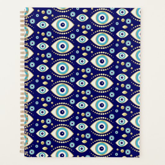 Evil Eye Charm Pattern Planner (Voorkant)