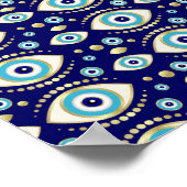 Evil Eye Charm Pattern Poster (Hoek)
