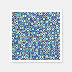 Evil Eye Charm Pattern Servet