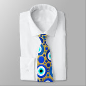 Evil Eye Charm Pattern Stropdas (Gebonden)