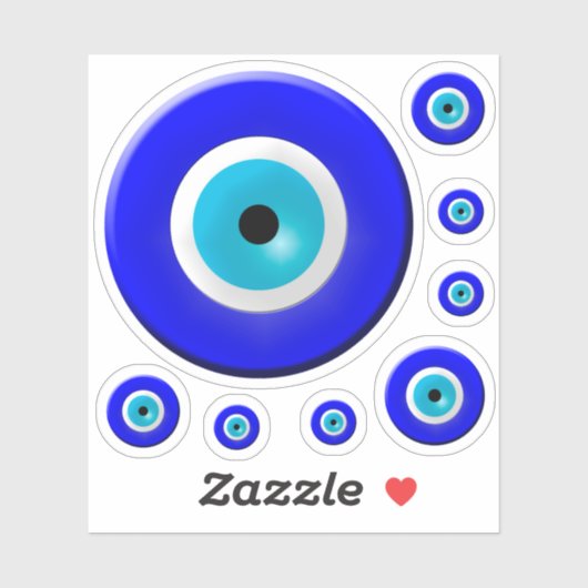 Evil Eye Charm Sticker (Vel)