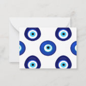 Evil Eye Design Flat Note Kaart w / Quote Notitiekaartje (Voorkant)
