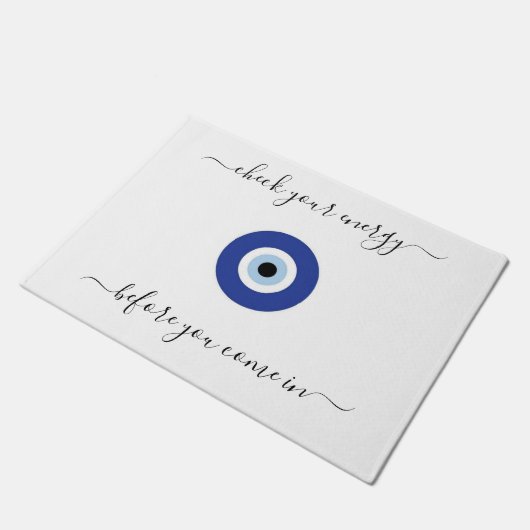 Evil Eye Doormat Deurmat (Schuin)