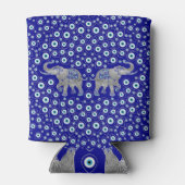 Evil Eye Elephant Good Luck Charm Blikjeskoeler (Achterkant)