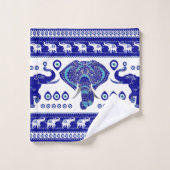 Evil Eye Elephant Ornament Bad Handdoek (Wasdoekje)
