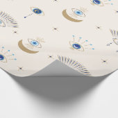 Evil Eye en Third Eye Patroon Inpakpapier (Hoek)