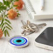 Evil Eye Esoteric Good Luck Symbol - Sleutelhanger (Zijkant)