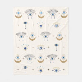 Evil Eye Fleece Deken