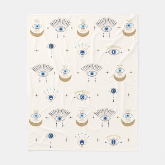 Evil Eye Fleece Deken (Voorkant)