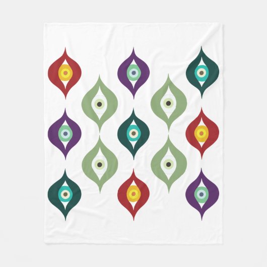 Evil Eye Fleece Deken (Voorkant)