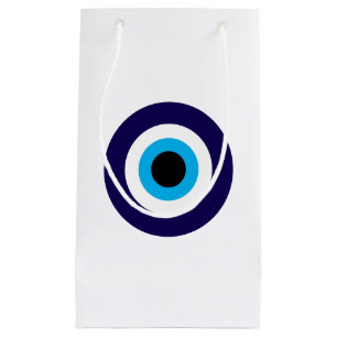 Evil Eye geschenktassen met Lucky Blue Mati symboo Klein Cadeauzakje