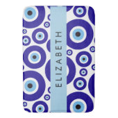 Evil Eye, Greek Eye, Turkish Eye, Mati, Your Name Badmat (Voorkant Verticaal)