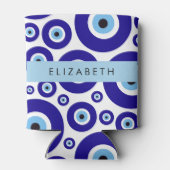 Evil Eye, Greek Eye, Turkish Eye, Mati, Your Name Blikjeskoeler (Achterkant)