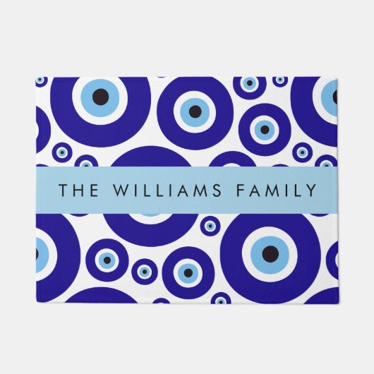 Evil Eye, Greek Eye, Turkish Eye, Mati, Your Name Deurmat (Voorkant)