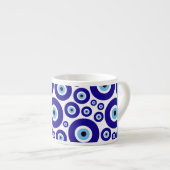 Evil Eye, Greek Eye, Turkish Eye, Mati, Your Name Espresso Kop (Voorkant rechts)