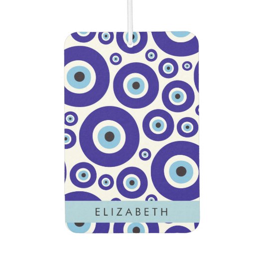 Evil Eye, Greek Eye, Turkish Eye, Mati, Your Name Luchtverfrisser (Voorkant)