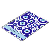 Evil Eye, Greek Eye, Turkish Eye, Mati, Your Name Notitieboek (Linkerzijde)