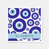 Evil Eye, Greek Eye, Turkish Eye, Mati, Your Name Servet (Voorkant)