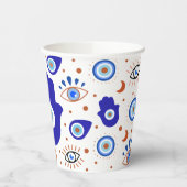 Evil Eye Halloween-Theme Paper Cups Papieren Bekers (Links)