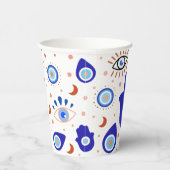 Evil Eye Halloween-Theme Paper Cups Papieren Bekers (Rechts)