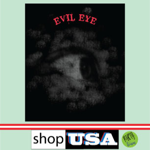 Evil Eye HALLOWEEN Vreemde Erie Ongewoon Eng Eng Wandkleed