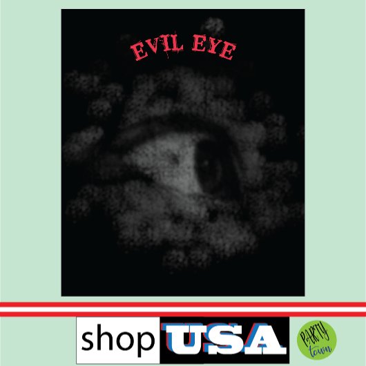 Evil Eye HALLOWEEN Vreemde Erie Ongewoon Eng Eng Wandkleed