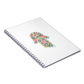Evil Eye Hamsa Mozaïek Kunst Notitieboek (Rechterzijde)