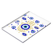 Evil Eye in Blauw Notitieboek (Linkerzijde)