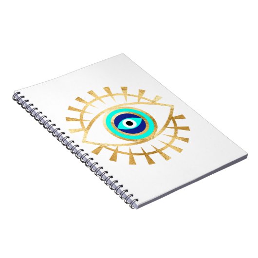 Evil Eye in Groen Notitieboek (Rechterzijde)