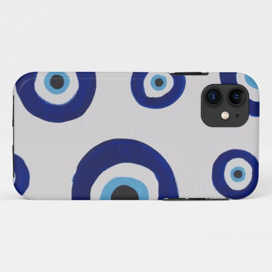 Evil Eye iPhone 11 Hoesje (Achterkant (horizontaal))