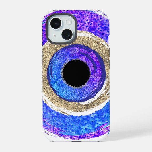 Evil Eye  iPhone 15 Case (Achterkant)