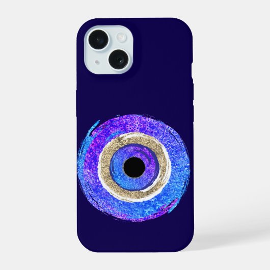 Evil Eye  iPhone 15 Case (Achterkant)