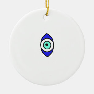 Evil Eye Keramisch Ornament