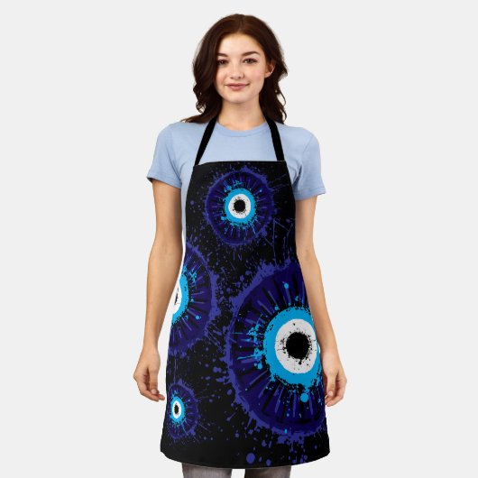 🧿 Evil Eye Kitchen Guardian Schort (Gedragen)