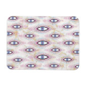 Evil Eye kleurrijk geïllustreerd Magneet (Horizontaal)