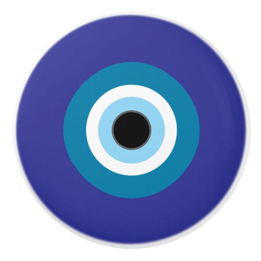 Evil Eye Knob / Drawer Pull Keramische Knop (Voorkant)