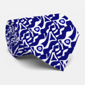 Evil Eye Lava Pattern Stropdas (Opgerold)