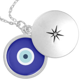 Evil Eye Locket Ketting