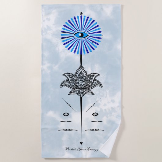 Evil Eye Louts Strandlaken (Voorkant)