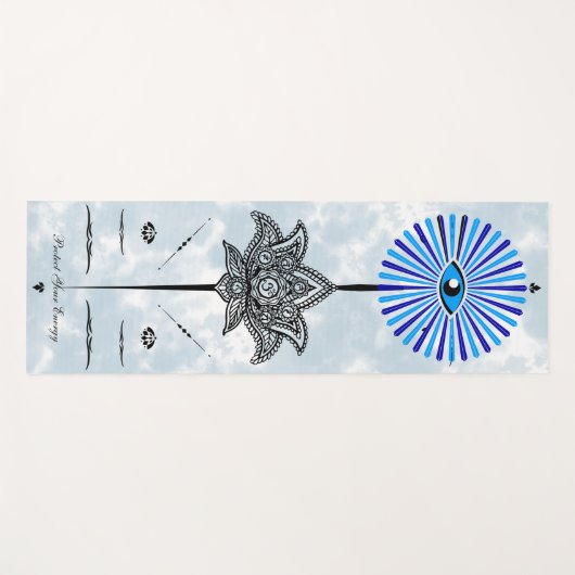 Evil Eye Louts Yogamat (Voorkant (horizontaal))