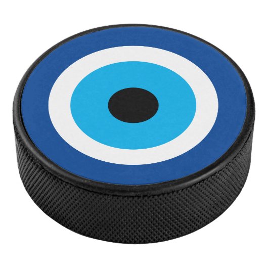 Evil Eye luck symbool ijshockey puck ontwerp (3/4)