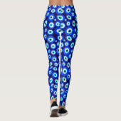 Evil Eye Lucky Charm Kleurrijk Patroon Leggings (Achterkant)