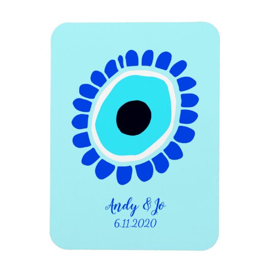 Evil Eye Lucky Charm Magneet (Verticaal)